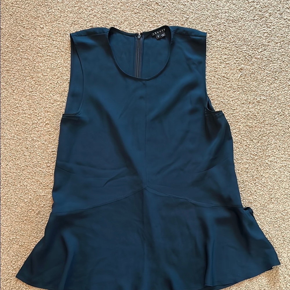 Sleeveless Theory Teal Top
